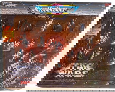 Star Wars Micro Machines Space Droids Action Figure Set 1995 Galoob: Star Wars Micro Machines Space Droids action figure set by Galoob, released in 1995. Features 12 intricately detailed micro figures depicting iconic droids from the Star Wars universe. Packaged in ori