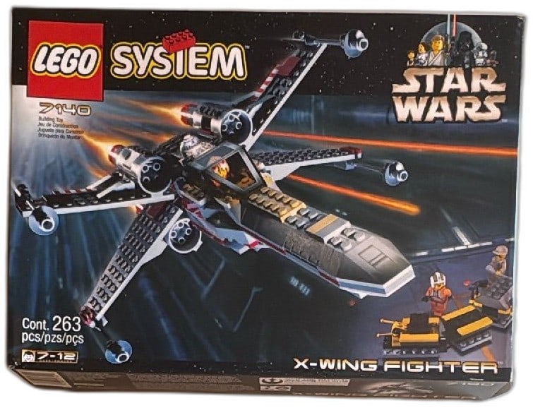 LEGO Star Wars X-Wing Fighter Building Set 7140 263 Pieces 1999 (1 of 9)