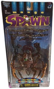 1997 McFarlane Toys Manga Spawn Series 9 Manga Clown Figure New Sealed: 1997 McFarlane Toys Manga Spawn Manga Clown Series 9 Action Figure New Sealed. Collectible SPAWN figure features Claw Fires Missile and 2 Positionable Beady Tentacles for display or play. Rare item fr