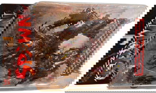 Spawn Bottom Line 12 Ultra Action Figure McFarlane Toys 1998 New Sealed: Spawn Bottom Line Series 12 Ultra Action Figure by McFarlane Toys, released in 1998, highly collectible and features mechanical monster design with red, brown, and yellow detailing. New in original se