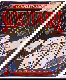 Solitaire Master PC CD ROM 210 Complete Games Galaxy Software Windows 95 98: Solitaire Master PC software by Galaxy Software, features 210 complete solitaire games including Klondike, Free Cell, Spider, and more. For Windows 95/98 requiring Pentium PC, 16 MB RAM, and 256 color