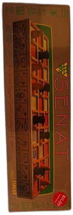 Fundex Senat Ancient Egyptian Board Game 1998 Sealed New in Box Strategy: Fundex Senat Ancient Egyptian Board Game 1998 new sealed boxed strategy game. Features a wooden board with ancient Egyptian hieroglyphic design and pieces, styled after the historical game Senet—the
