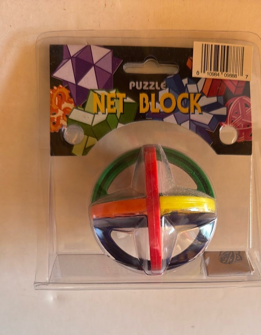 Charm Max Net Block Puzzle Sphere Ball Multicolor Plastic Brain Teaser 9888 (1 of 3)