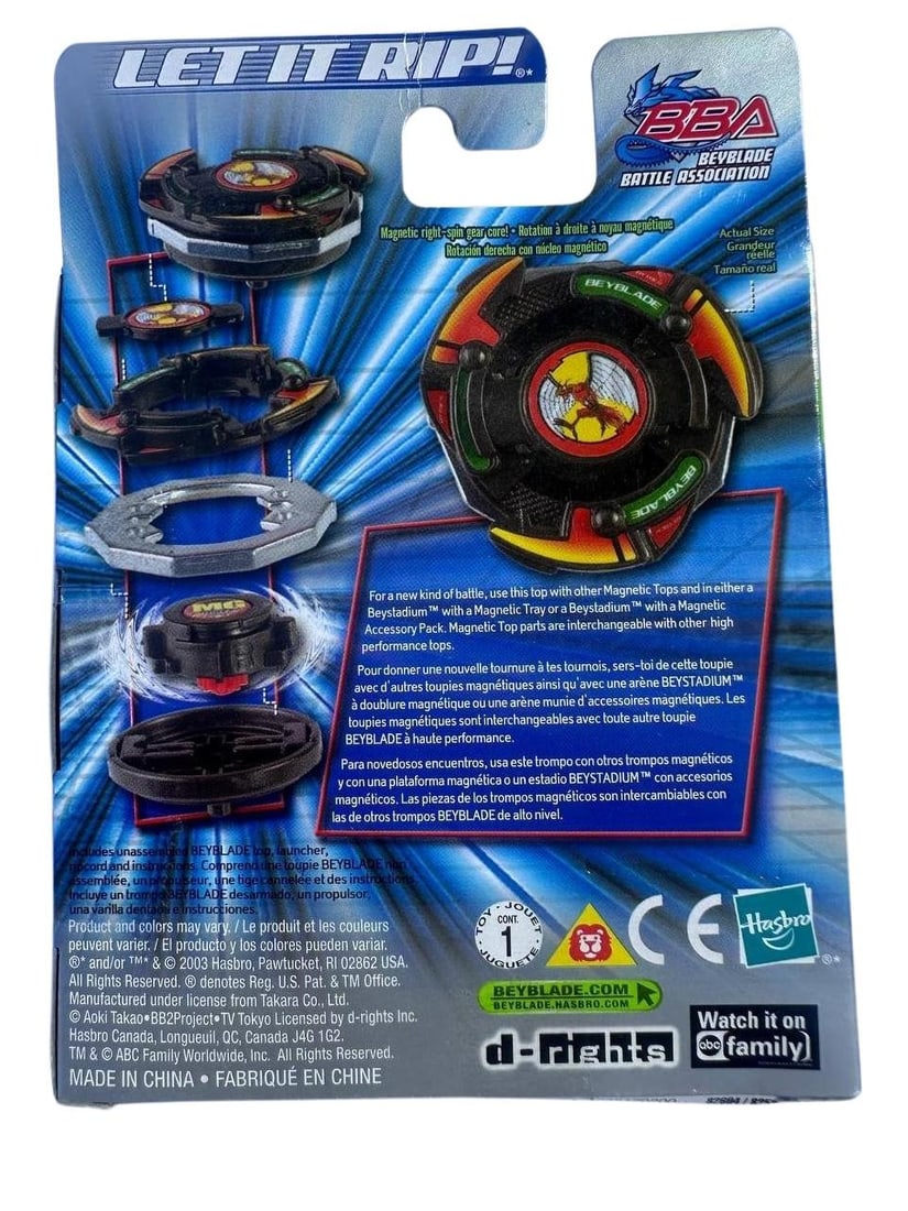 Beyblade VForce Magnacore Dranzer A42 Hasbro Classic Battle Top Toy (1 of 9)