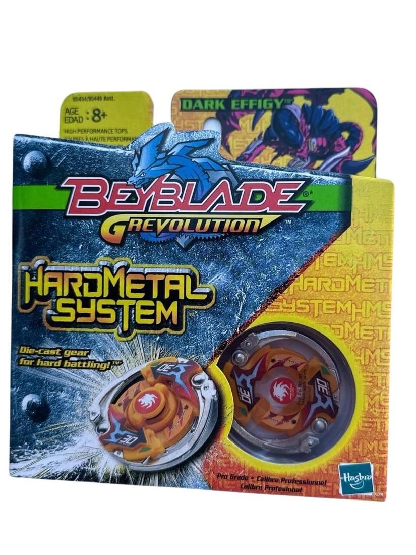 Beyblade G Revolution Hard Metal System Dark Effigy Hasbro 6x5 in 6 oz Mint Condition (1 of 5)