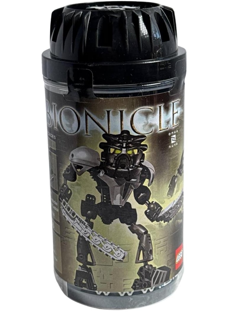 Lego Bionicle Onua 8566 Building Toy In Canister 41 Pieces Vintage Collectible (1 of 9)