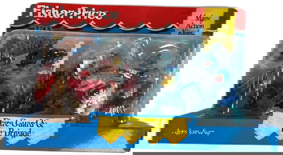 Fisher Price Great Adventures Fire Guard And Ice Brigade Rare Unopened Mint: Fisher Price Great Adventures Fire Guard And Ice Brigade Rare Unopened Mint this set captures the fun and imaginative spirit of the original Great Adventures line Each figure is adorned with detailed