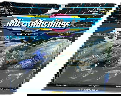 Very Rare Unopened Micro Machines Babylon 5 Galoob 1995 Space Toys Mint Condition Star Wars: Very rare unopened micro machines toys mint condition star wars 1995 collectors will appreciate this sealed Galoob Micro Machines Babylon 5 Collection 4 set featuring the Minbari Flyer Narn Fighter an