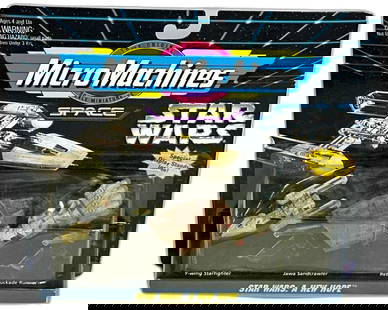 Very Rare Unopened Micro Machines Toys Mint Condition Star Wars 1994 Set: Very Rare Unopened Micro Machines Star Wars 1994 Mint Condition Toys This factory-sealed Galoob set features iconic Star Wars A New Hope miniatures including the Y-wing Starfighter, Jawa Sandcrawler,