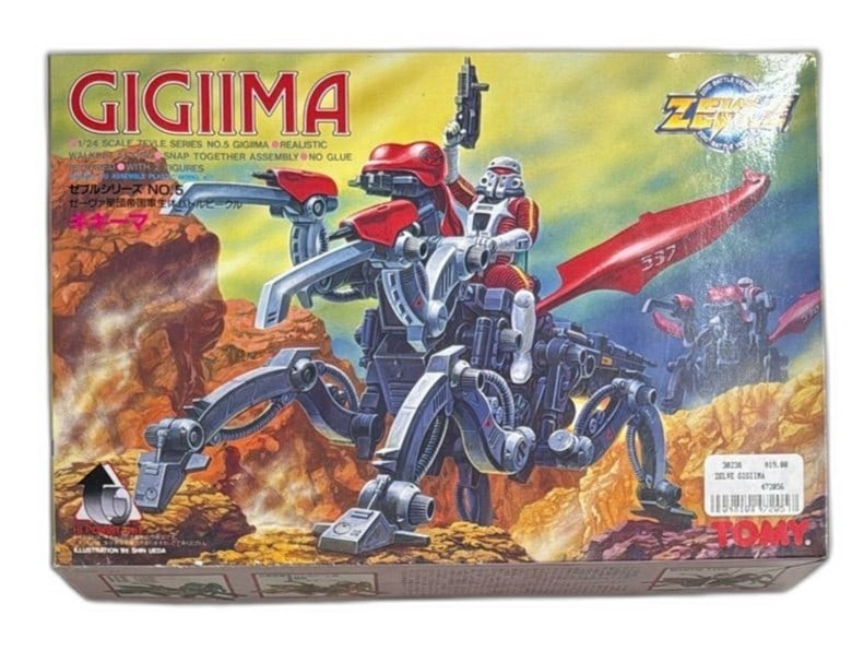 Tomy 1992 Zoids Gigiima 1 24 Scale Zevle Series No 5 Model Kit Sealed Vintage (1 of 6)