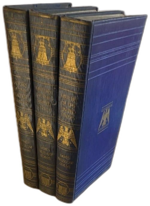 History Of The United States 3 Volume Set James Truslow Adams Blue Hardcover 194 (1 of 13)