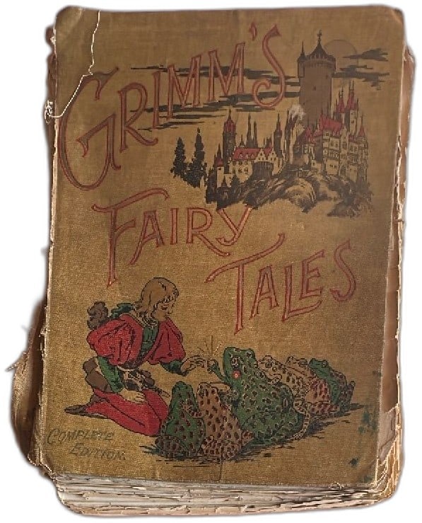 Antique Grimms Fairy Tales Complete Edition Illustrated Hardcover Circa 1900 (1 of 9)