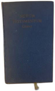 Novum Testamentum Graece 25th Edition 1964 Nestle Aland Greek New Testament: Novum Testamentum Graece 25th Edition 1964 by Eberhard Nestle Kurt Aland Erwin Nestle. Classic scholarly Greek New Testament, published in Stuttgart, Germany by Württembergische Bibelanstalt. Blue ha