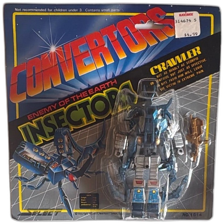 Convertors Insectors Crawler Enemy Of The Earth 1984 Vintage Figure Japan NOS (1 of 11)
