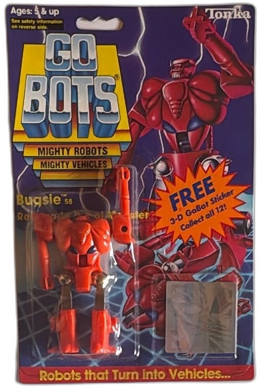 1985 Tonka GoBots Bugsie 58 Renegade Robot Monster MOC 3D Sticker Included (1 of 9)