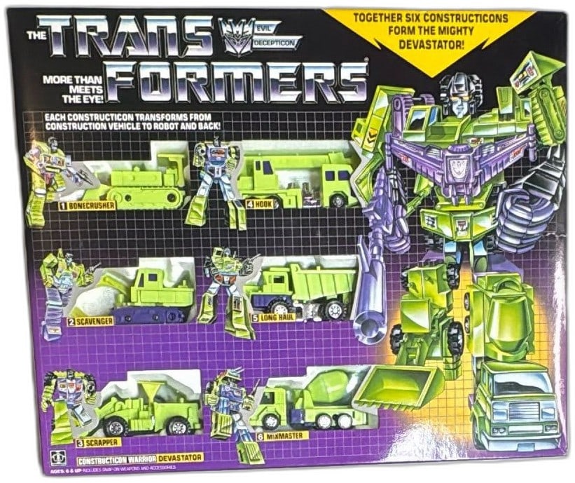 1985 Transformers G1 Constructicon Devastator Gift Set Hasbro Takara Japan Boxed (1 of 20)