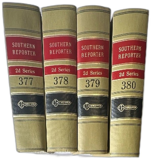 Southern Reporter 2nd Series Volumes 377 378 379 380 West Publishing 1980 Set (1 of 9)