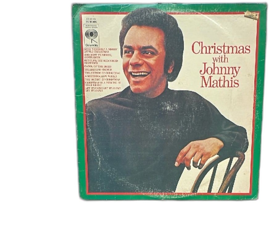 Christmas With Johnny Mathis Vinyl LP Columbia Records 30 36306 Holiday Album (1 of 5)