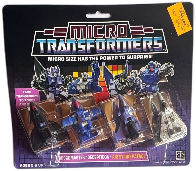 1988 Hasbro Transformers Micromaster Decepticon Air Strike Patrol Sealed MOC (1 of 15)