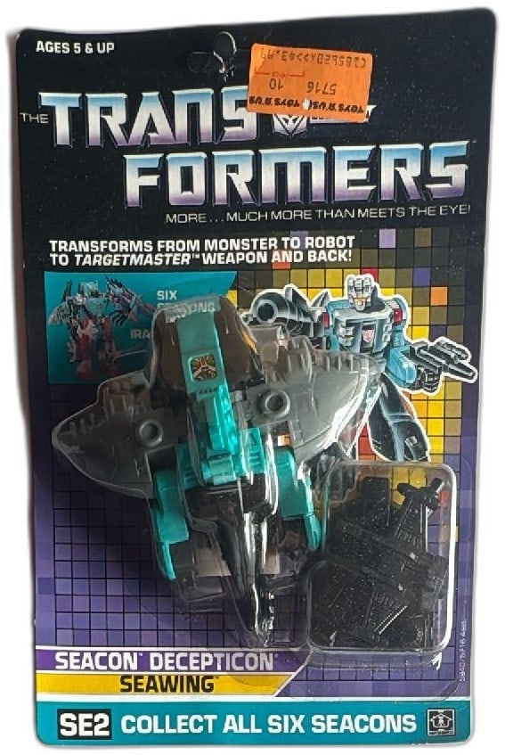 1987 Transformers Seacon Decepticon Seawing SE2 Hasbro MOC Vintage Figure (1 of 13)