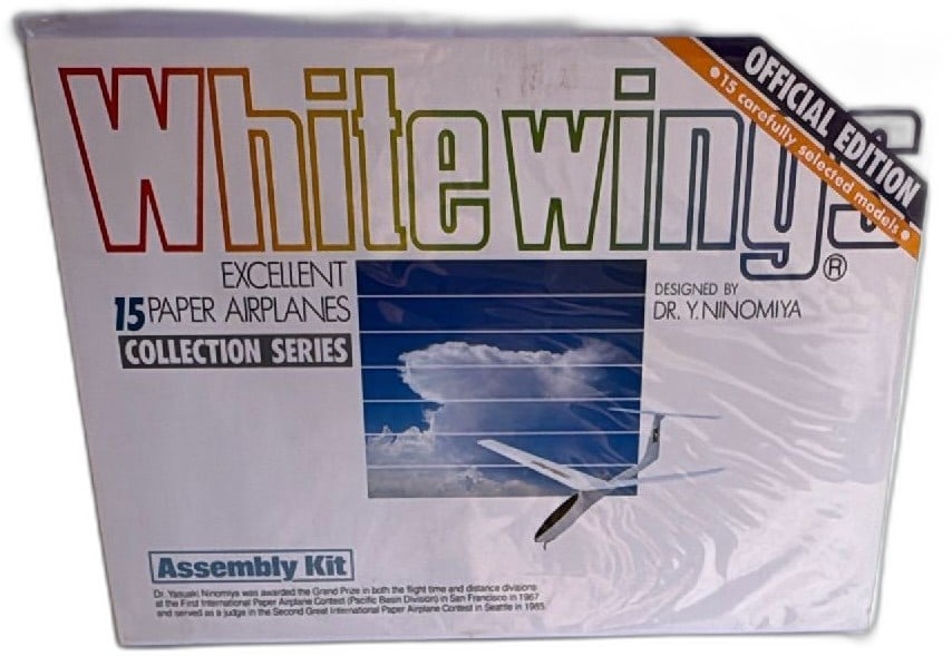 Whitewings 15 Model Paper Airplane Assembly Kit 1986 Official Edition Dr Ninomiy (1 of 10)