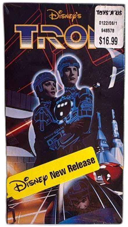 Walt Disney Home Video Tron VHS 1980s New Sealed Toys R Us Release SciFi (1 of 6)