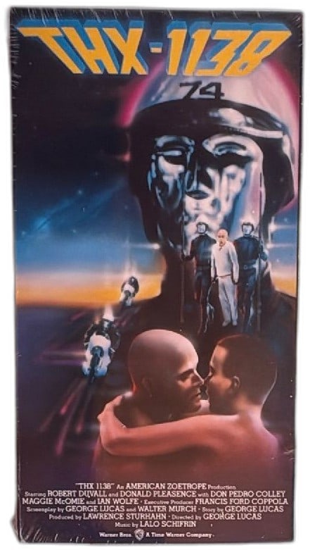 THX 1138 VHS Tape 1991 George Lucas Warner Bros Factory Sealed Sci Fi (1 of 6)