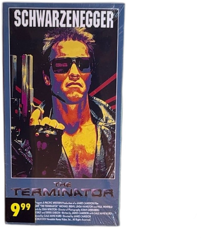 The Terminator VHS 1992 Hemdale Home Video Factory Sealed Schwarzenegger (1 of 6)