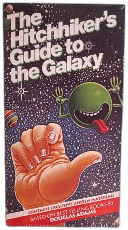 The Hitchhikers Guide To The Galaxy 1993 CBS Fox Video VHS Sealed BBC TV Douglas (1 of 7)