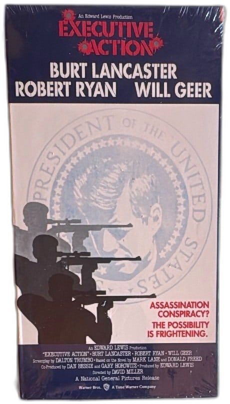 Executive Action VHS Burt Lancaster Robert Ryan 1995 Warner Bros Factory Sealed (1 of 6)