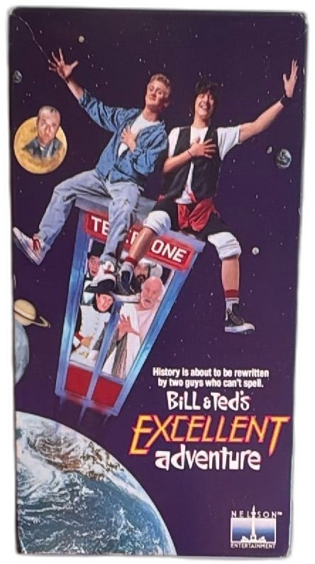 Bill And Teds Excellent Adventure 1989 VHS Tape Orion Home Video With Box (1 of 6)