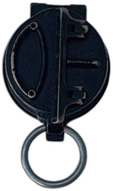 R Fuess Berlin Steglitz Vintage German Military Marching Compass Black Metal (1 of 13)