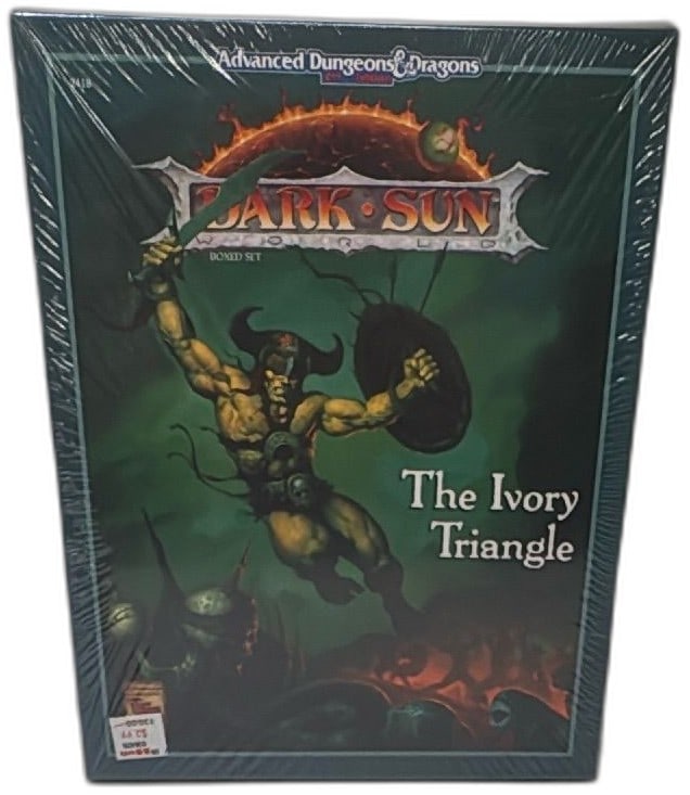 Advanced Dungeons Dragons Dark Sun The Ivory Triangle Box Set Sealed 1993 TSR (1 of 11)