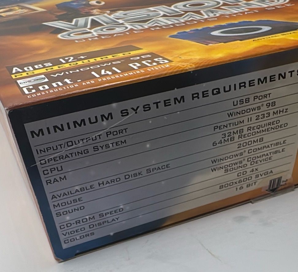 LEGO Mindstorms Vision Command 9731 Sealed 2000 PC Video Camera Robotics Kit - 7