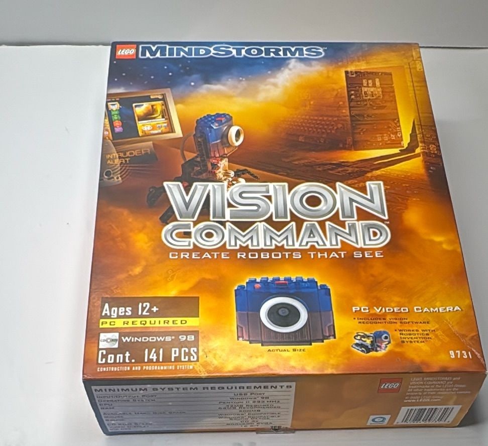 LEGO Mindstorms Vision Command 9731 Sealed 2000 PC Video Camera Robotics Kit - 8