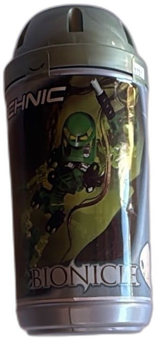 LEGO Bionicle 8535 Lewa Mata Green Canister 2001 Vintage Technic Set: LEGO Bionicle 8535 Lewa Mata figure in original green canister from 2001. Includes 36 pieces, canister, and Kanohi Miru mask. Classic collectible LEGO Technic set for ages 7+, features iconic Bionicle