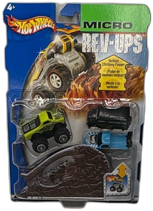 Hot Wheels Micro Rev-Ups El Loco Fuego Deliverance Off Tuned Set 2002 New (1 of 16)
