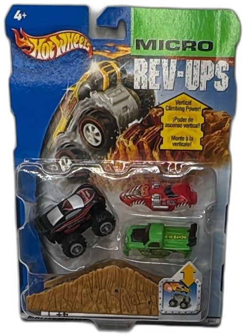 Hot Wheels Micro Rev-Ups Vertical Climbing Power Set 2002 New Sealed (1 of 13)