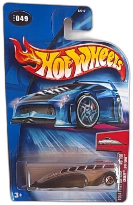 Hot Wheels 2004 First Editions Crooze Low Flow 49/100 Diecast Car New: Hot Wheels 2004 First Editions Crooze Low Flow 49/100, diecast collectible car, new in original packaging. Features a sleek silver and black design with red-tinted windows. Ideal for Hot Wheels collec