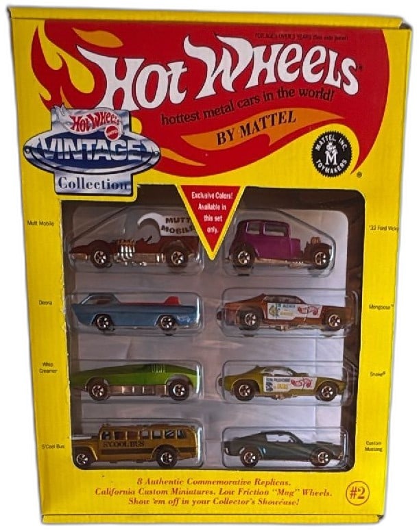 Hot Wheels Vintage Collection Series 2 1993 Limited Edition 8 Car Set Mattel (1 of 14)