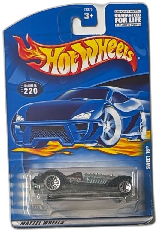 Hot Wheels Sweet 16 Diecast Car 2000 Blue Card Collector 220 Mattel Wheels (1 of 7)