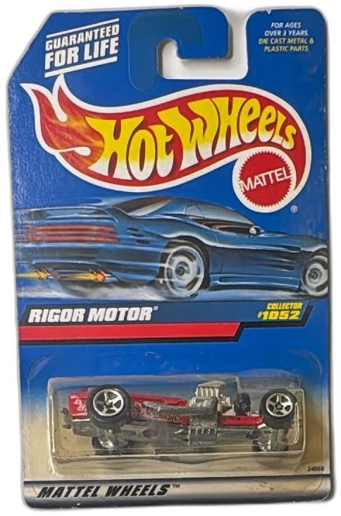 Hot Wheels Rigor Motor 1998 Mattel Wheels Collector 1052 Red Diecast Car (1 of 8)