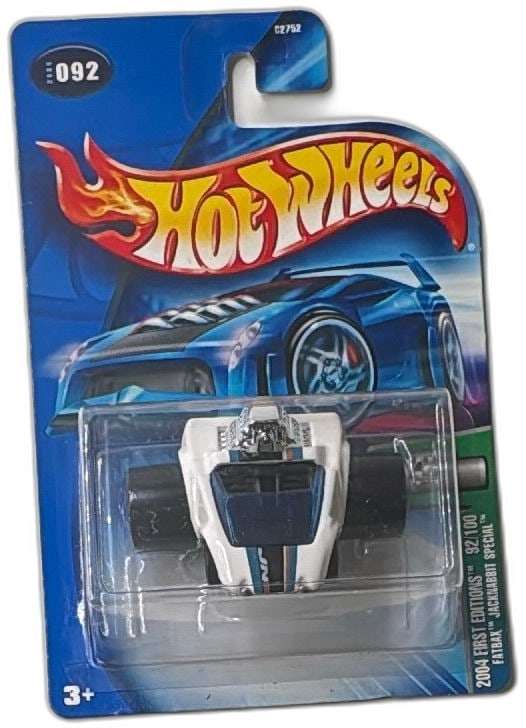 Hot Wheels 2004 First Editions Fatbax Jacknabbit Special 92 100 New Sealed: Hot Wheels 2004 First Editions Fatbax Jacknabbit Special 92/100 new in sealed original packaging. Ideal for collectors and Hot Wheels fans, this die-cast car features a distinctive wide-body "Fatbax" 