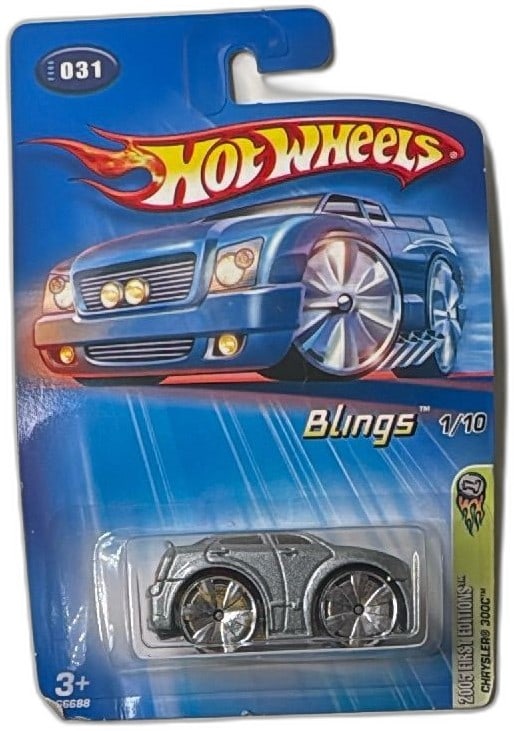 Hot Wheels Blings Chrysler 300C 2005 First Editions 1/10 New Sealed (1 of 7)