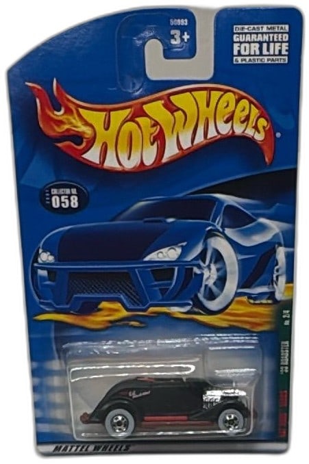 Hot Wheels 2000 Rat Rods Series 33 Roadster Lil Black And Red Collector 058 (1 of 8)