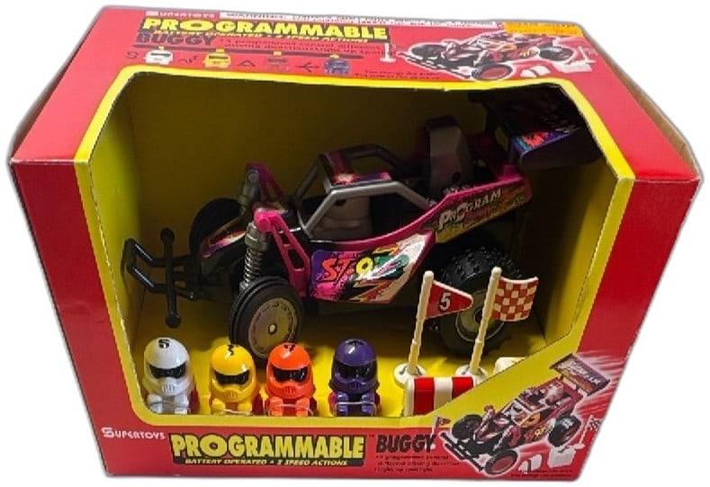 Supertoys Programmable Buggy Battery Operated Race Car Set New In Box (1 of 7)