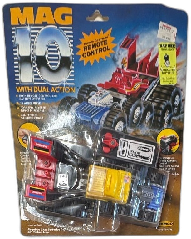 Remco Mag 10 Remote Command Dual Action 10 Wheel Drive Vehicle 1986 Sealed (1 of 9)