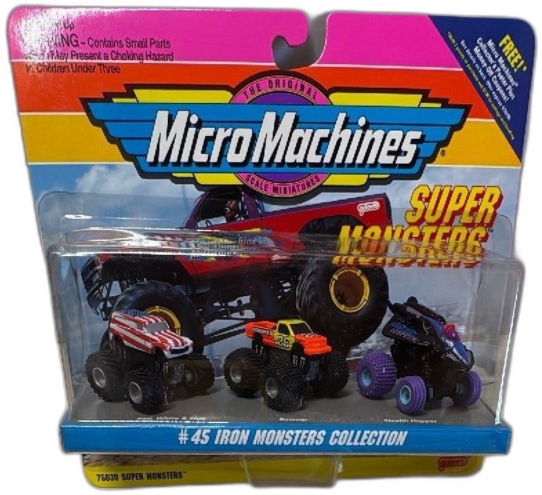 Micro Machines Super Monsters 45 Iron Monsters Collection 75030 Galoob 1993 (1 of 9)