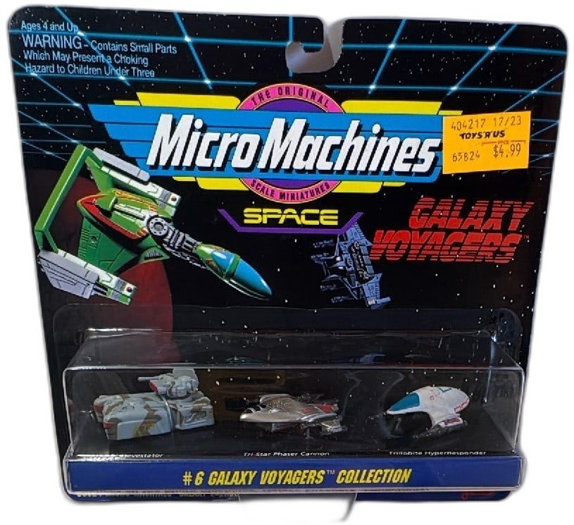 Micro Machines Space Galaxy Voyagers Collection 6 1993 Galoob Sealed Set (1 of 10)