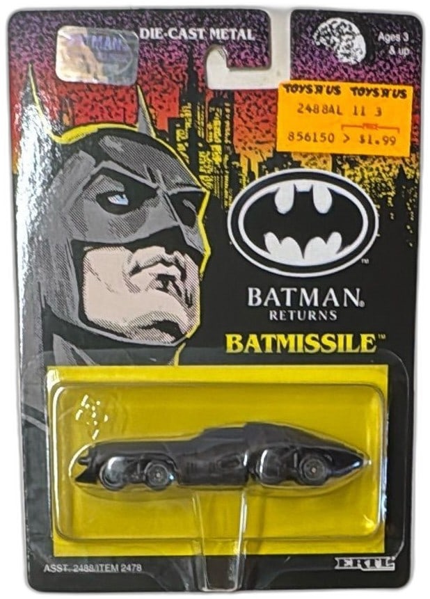 1992 Ertl Batman Returns Batmissile Diecast Car New Sealed DC Comics (1 of 8)